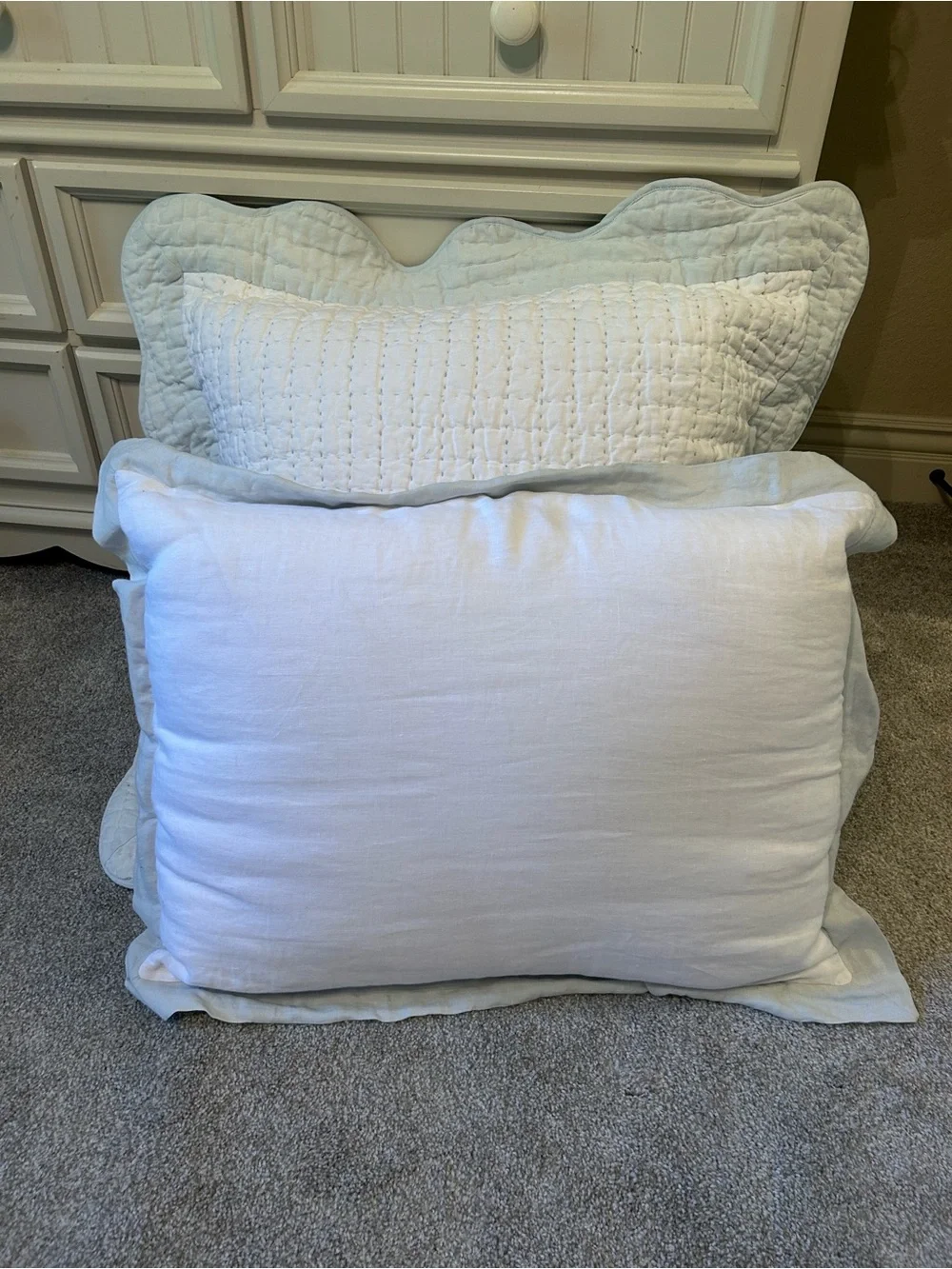 Serena & Lily Border Frame Linen Sham